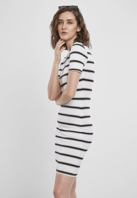 Dress with stripes