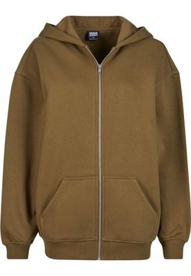 Ladies Oversized Zip Hoody