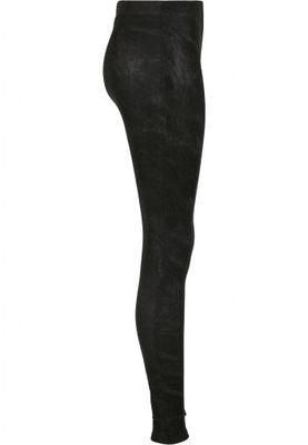 Women's trousers in washed faux clothing