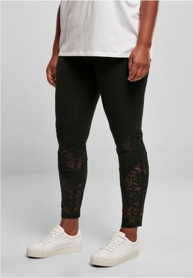 Highwaist Lace Inset Leggings