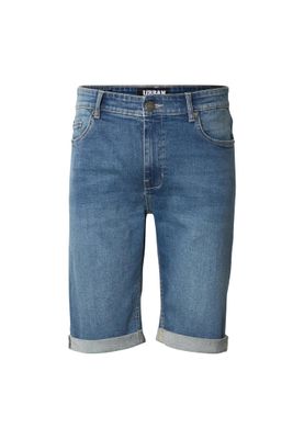 Jeansshorts för herr – mellanblå tvättad finish