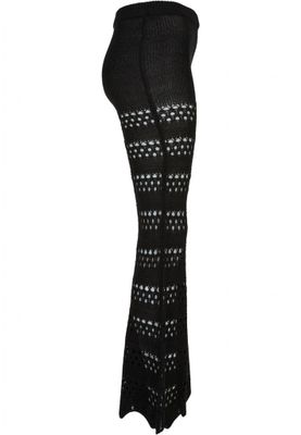 Crocheted flared leggings
