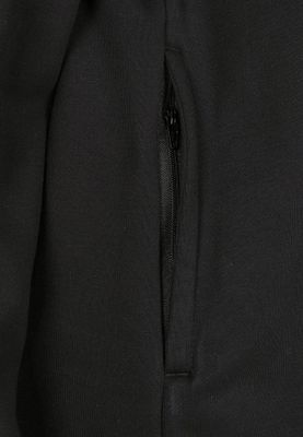Ladies' long black hoodie