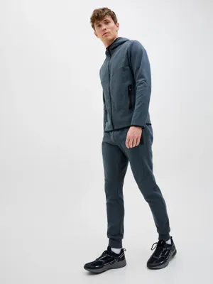 Mörkblå slim fit joggingbyxa