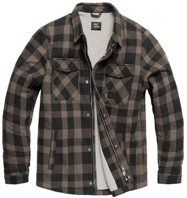 Lumberjack jacket with teddy lining
