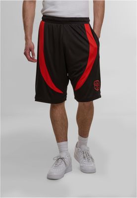 Shorts med ecko Unltd. Cuts – svart/röd