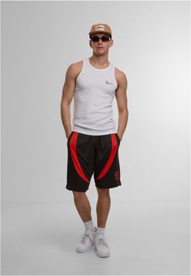 Shorts med ecko Unltd. Cuts – svart/röd