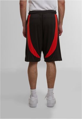 Shorts med ecko Unltd. Cuts – svart/röd