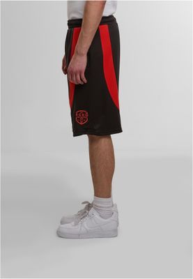 Shorts med ecko Unltd. Cuts – svart/röd