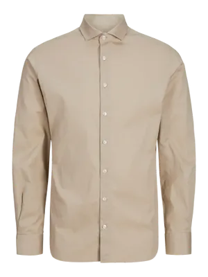 Kostymskjorta slim fit med stretch