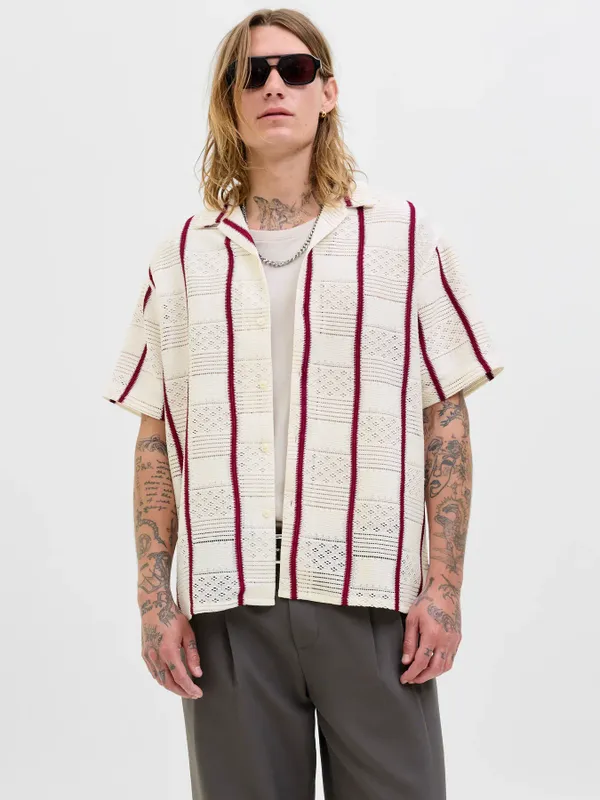 Tidlös Jacquard Resortskjorta