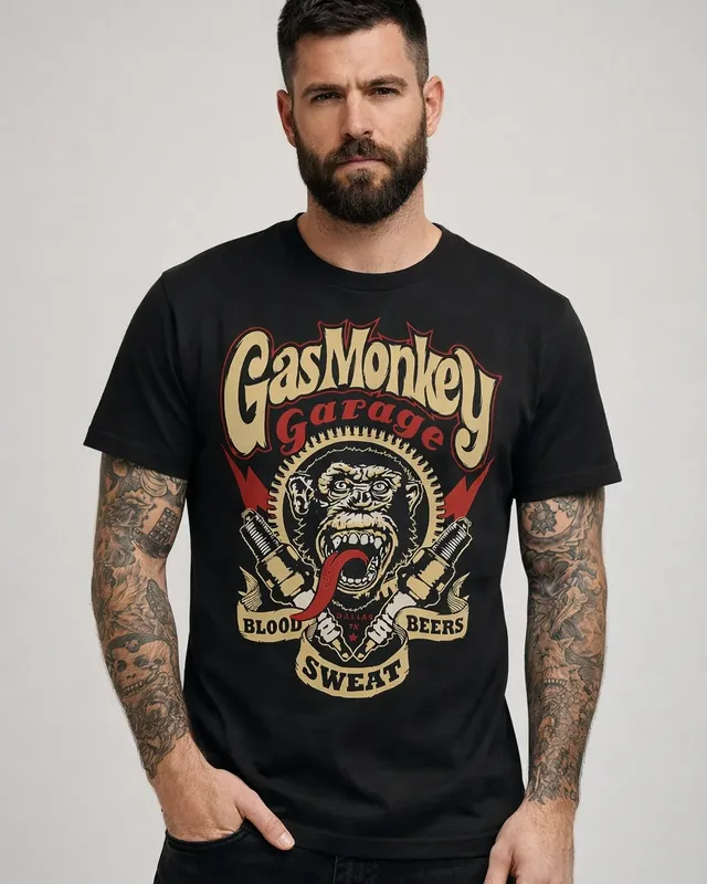 Gas Monkey Garage - Spark Plugs T-Shirt
