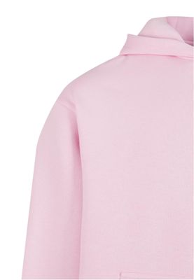 Huvtröja för herr med fluffy – softpink