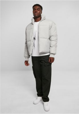 Oversize puffer jacket in short model men