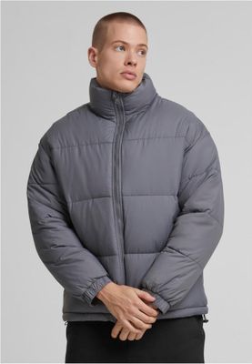 Thick Puffer Jacket Men with High Collar