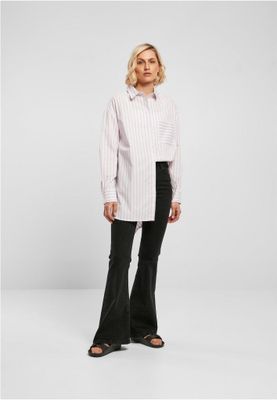 Ladies Oversized Stripe Shirt