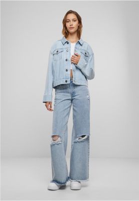 80s oversized denim jacket - women's