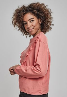 Sweatshirt with long bodice