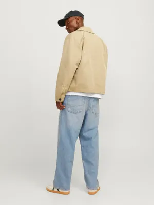 Ljusblå loose fit jeans herr - RON
