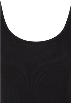Midi dress in stretchy cotton with round neckline