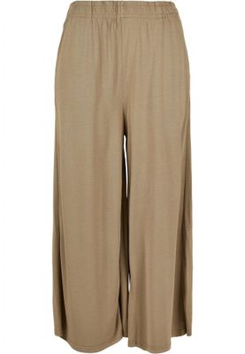 Khaki modal culotte ladies