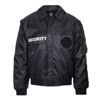 SECURITY jacket with liner and zip-off sleeves