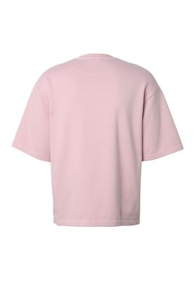 T-shirt för herr i bomullsfrotté – palerose