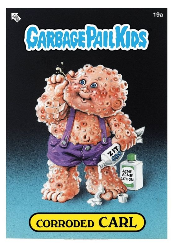 Garbage Pail Kids - Corroded Carl Poster