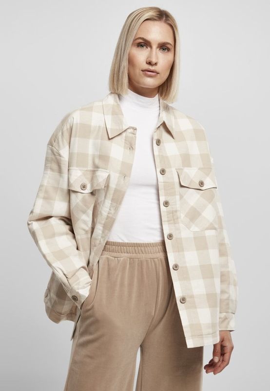 Ladies Flanell Padded Overshirt