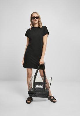 Cotton dress with short sleeves