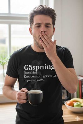 Gäspning betyder T-shirt