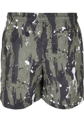 White dot camo aop swimming shorts