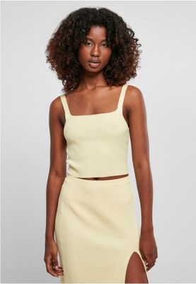 Ladies Cropped Knit Top