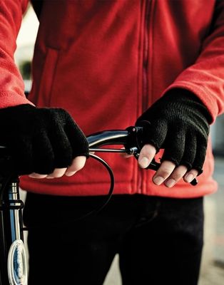 Termiske fingerløse handsker