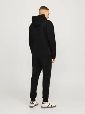 Svart slim fit joggingbyxa