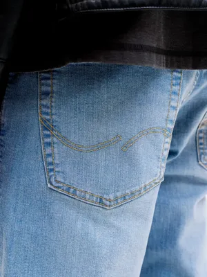 Slim fit jeans GLENN original för herr– blue denim