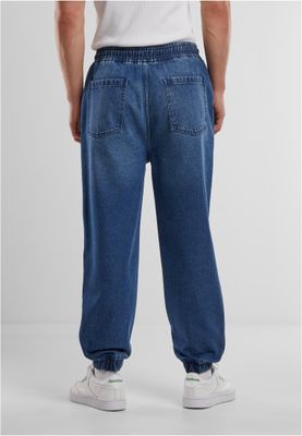 Slim Fit Jogg-jeans för män med dragskoförslutning
