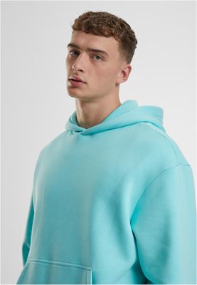 Huvtröja för herr med fluffy oversize – berylblue