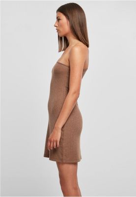 Ladies Rib One Shoulder Dress