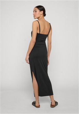 Klänning för dam med riktad skärning – svart