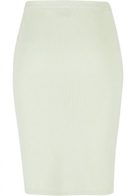 Ladies Rib Knit Midi Skirt