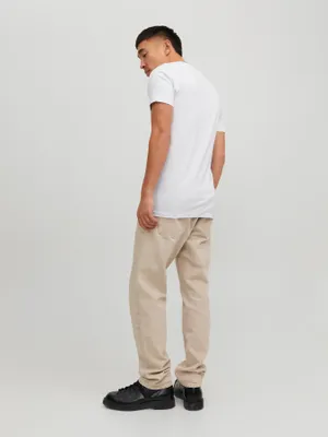 V-ringad T-shirt herr