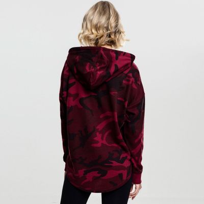 Oversized camo hoodie