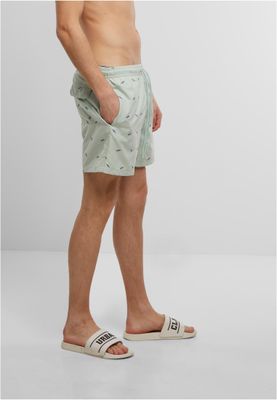 Embroidery Swim Shorts frotmint/vintageblue