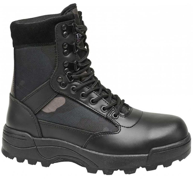 Tactical Boots darkcamo 9 eyes