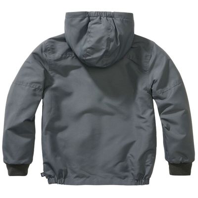 Windbreaker with fleece lining gray - Child