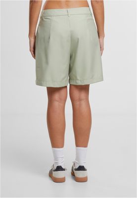 Ladies Pleated Bermuda Shorts