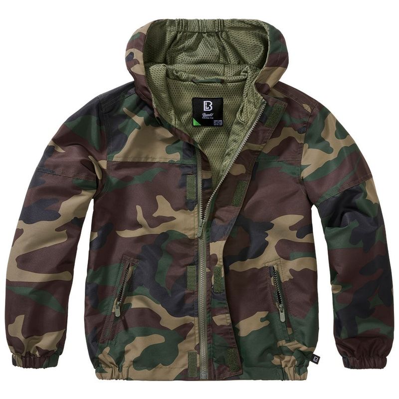 Windbreaker unlined woodland - Kids
