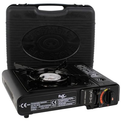 Camping stove gas with ignition
