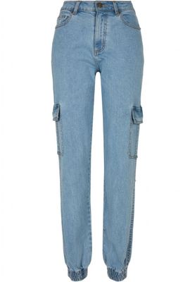 Ladies Organic Stretch Denim Cargo Pants